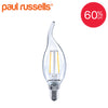 LED Filament Flame 2.5W=25W Warm White 2700K SES E14 Small Edison Screw Bulbs1