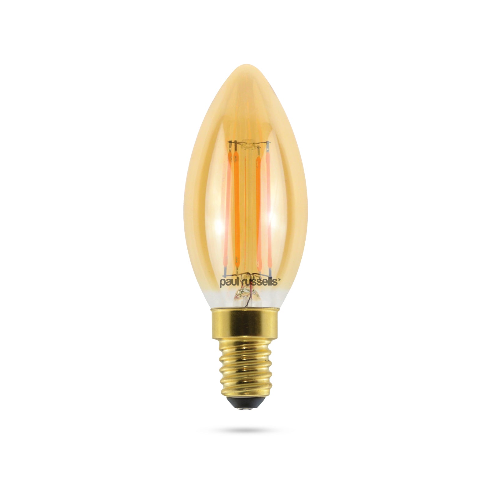 LED Dimmable Filament Candle 4.5W (40w), SES/E14, 423 Lumens, Extra Warm White(2200K), 240V