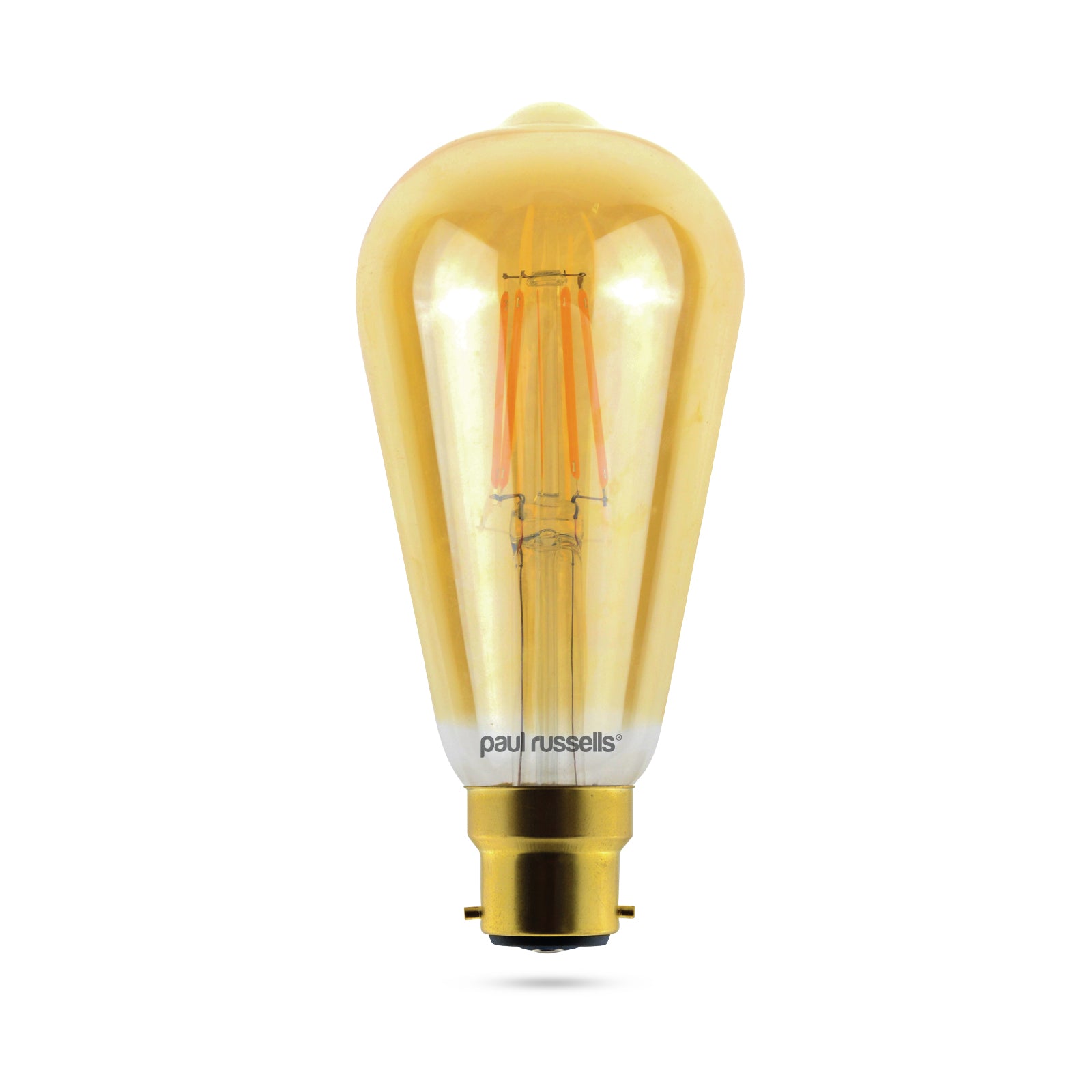LED Dimmable Filament ST64 7W (60w), BC/B22, 725 Lumens, Extra Warm White(2200K), 240V