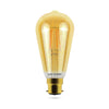 LED Dimmable Filament ST64 7W (60w), BC/B22, 725 Lumens, Extra Warm White(2200K), 240V1