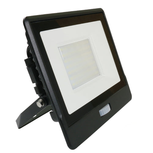 50W, LED Floodlights, 5000 Lumens, PIR Motion Sensor, 6500K Day Light, Non-Dimmable Spotlights