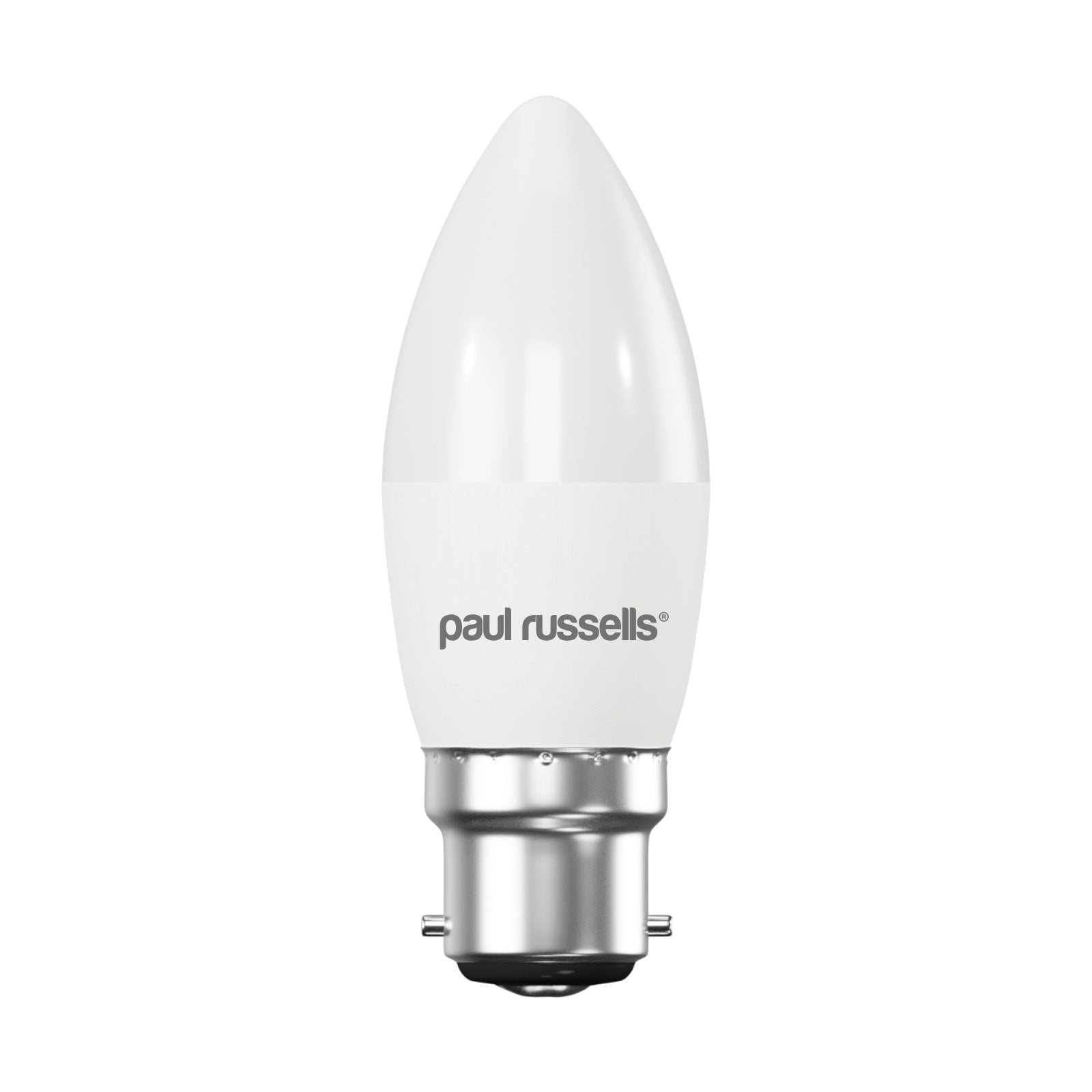 LED Candle 6.5W=60W Day Light Bayonet Cap BC B22 Bulbs
