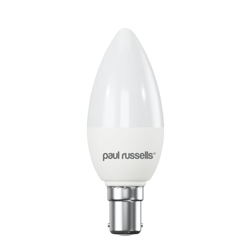 LED Candle 6.5W=60W Day Light Small Bayonet Cap SBC B15 Bulbs