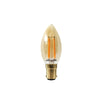 LED Dimmable Filament Candle 4.5W (40w), SBC/B15, 423 Lumens, Extra Warm White(2200K), 240V1