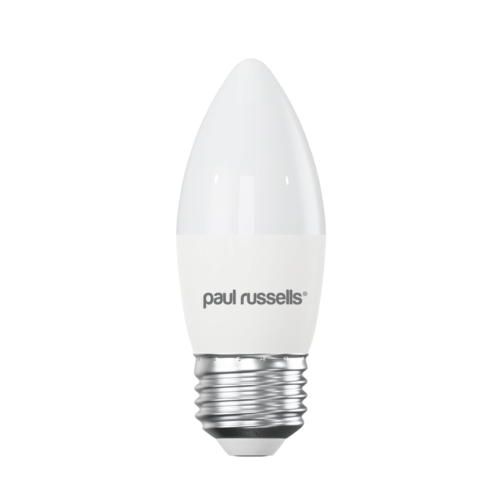 LED Candle 4.9W=40W Warm White Edison Screw ES E27 Bulbs