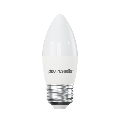 LED Candle 4.9W=40W Warm White Edison Screw ES E27 Bulbs