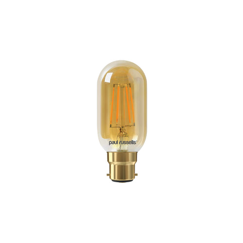 LED Filament T45 4.5W=35W Extra Warm White Amber 2200K BC B22 Bayonet Cap Bulbs