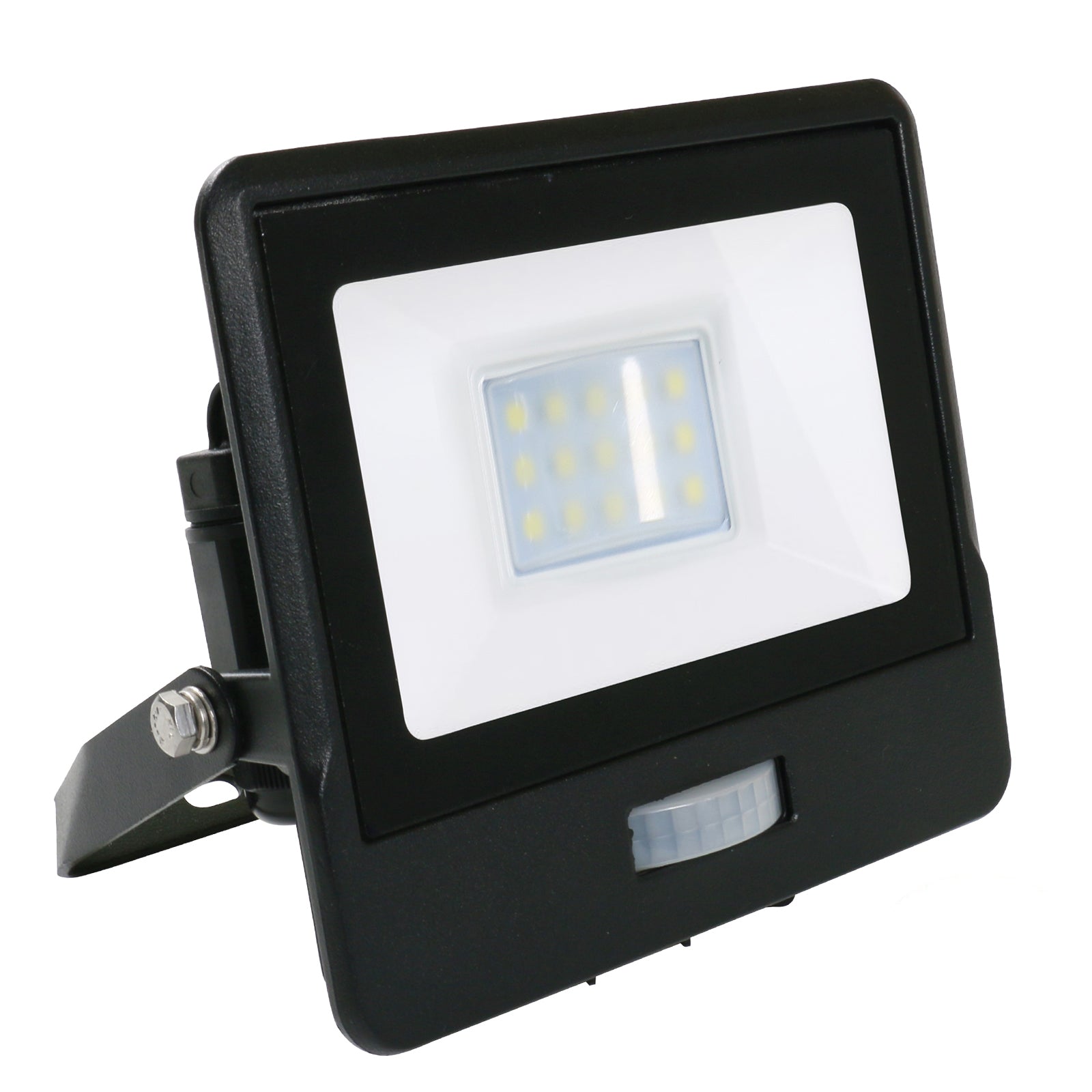 10W, LED Floodlights, 1000 Lumens, PIR Motion Sensor, 6500K Day Light, Non-Dimmable Spotlights