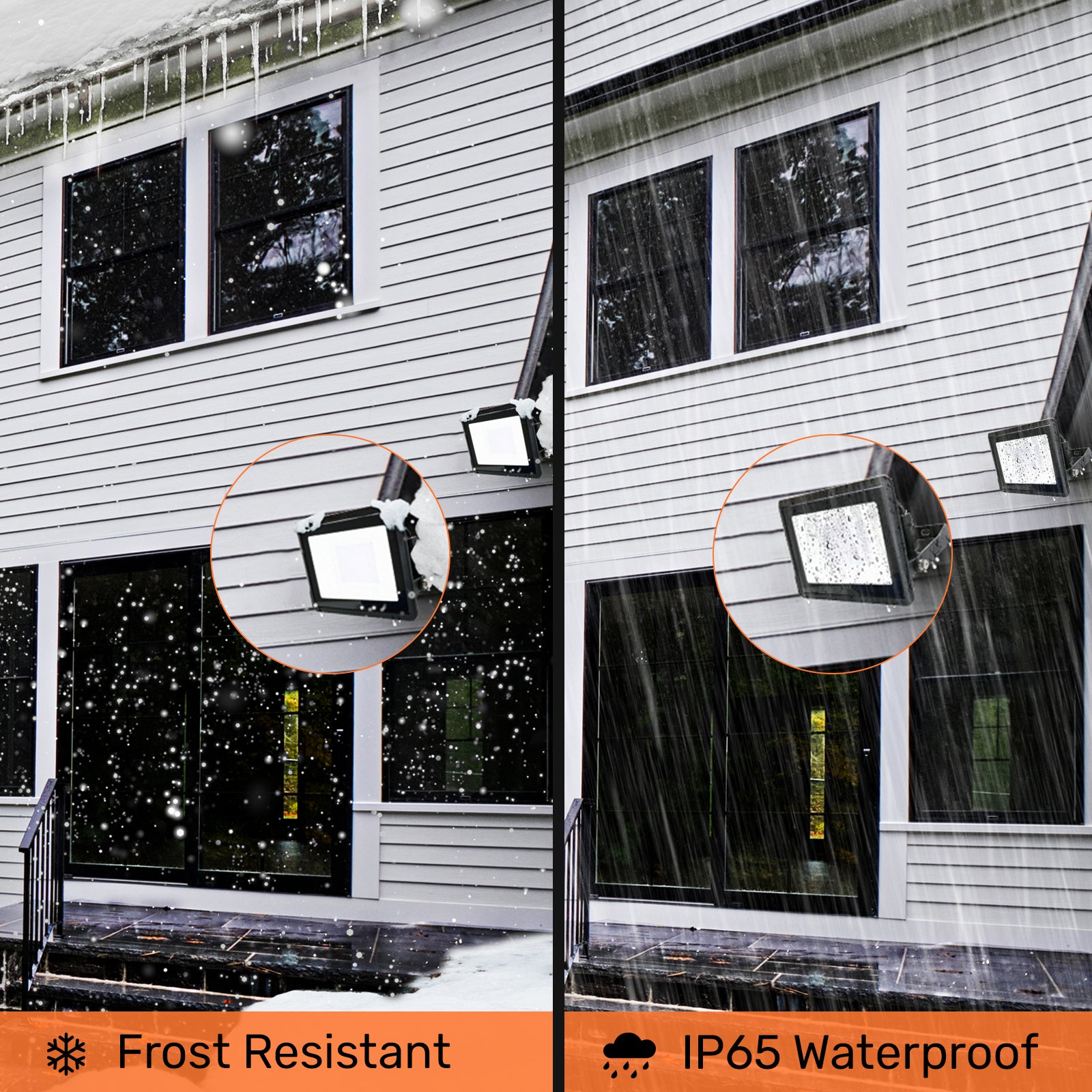 10W, LED Floodlights, 1000 Lumens, 6500K Day Light, Non-Dimmable Spotlights