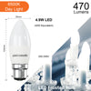 LED Candle 4.9W=40W Day Light Bayonet Cap BC B22 Bulbs3