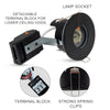 LED Fire Rated Downlights, IP65, Black Bezel, Without Bulb3
