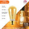 LED Dimmable Filament ST64 7W (60w), ES/E27, 725 Lumens, Extra Warm White(2200K), 240V3