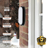 8W Oval LED Bulkhead Light, IP54 Waterproof, PIR Sensor, 650 Lumens, 6500K Daylight3