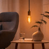 LED Filament Spiral T45 4W=25w Extra Warm White (AMBER) ES E27 Edison Screw Decorative Bulbs2