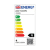 LED Dimmable Filament Spiral GLS, 4W=25w ES/E27 AM Extra Warm White 1800K Decorative Bulb8