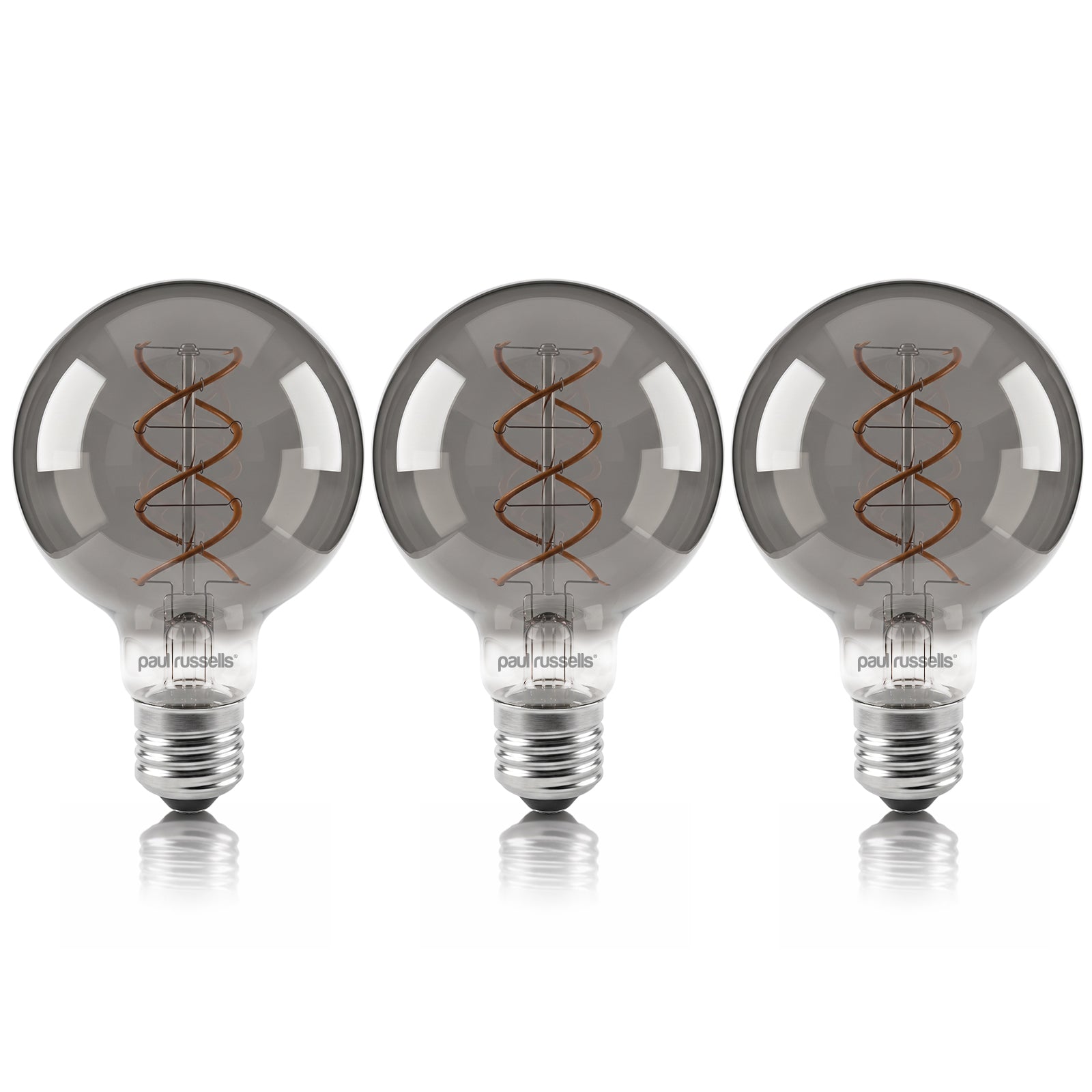 4.5W LED G80, E27, 140lm, Dimmable, 1800K (3 Pack)