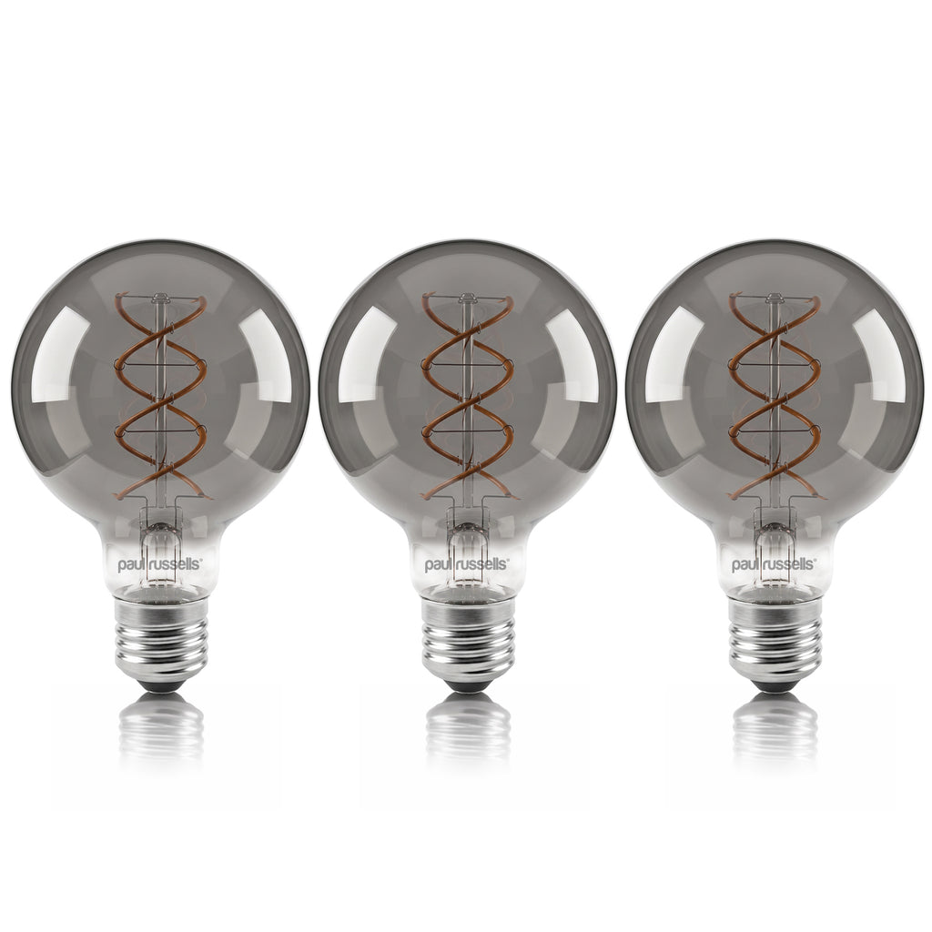 4.5W LED G80, E27, 140lm, Dimmable, 1800K (3 Pack)