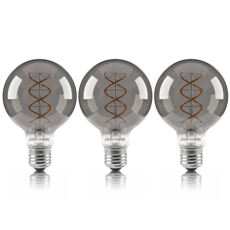 4.5W LED G80, E27, 140lm, Dimmable, 1800K (3 Pack)