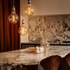 LED Dimmable Filament Spiral G80, 4W=25w ES/E27 AM Extra Warm White 1800K Decorative Bulbs7