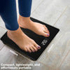 Digital Glass Electronic Scale 150KG Body Weight Weighing Scale with Compact Design Black7