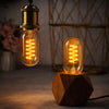 LED Filament Spiral T45 4W=25w Extra Warm White (AMBER) ES E27 Edison Screw Decorative Bulbs5