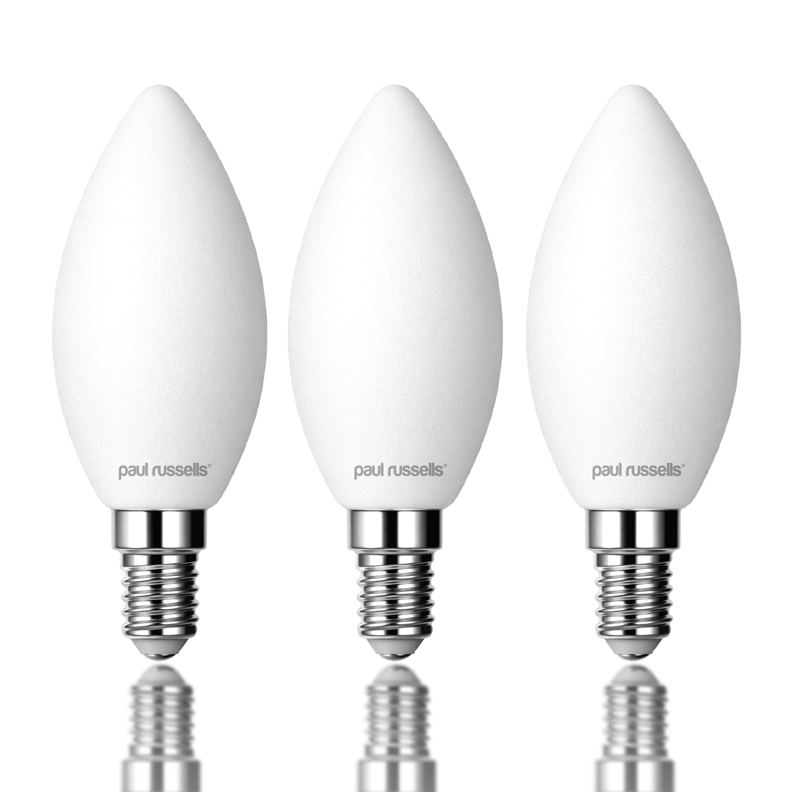 5.9W LED Candle, E14, 550lm, Dimmable, 2700K (3 Pack)