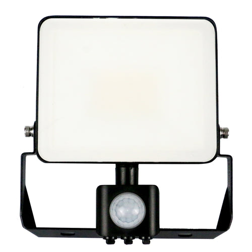 10W, LED Floodlights, 1200 Lumens, PIR Motion Sensor, IP65, 6500K Day Light, Non-Dimmable Spotlights