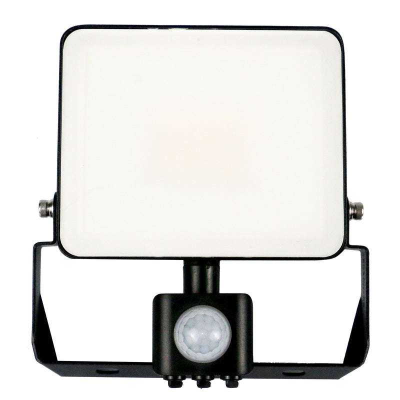 10W, LED Floodlights, 1200 Lumens, PIR Motion Sensor, IP65, 6500K Day Light, Non-Dimmable Spotlights