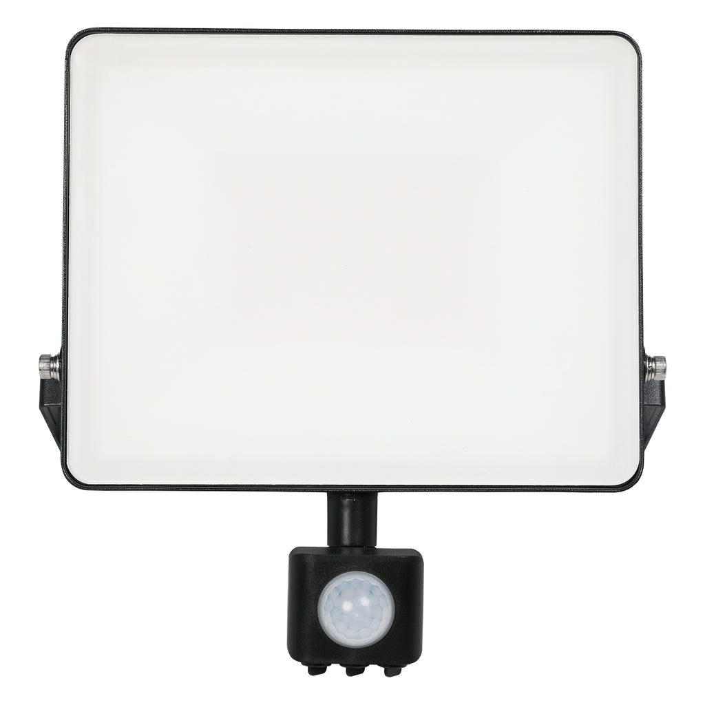 50W, LED Floodlights, 6000 Lumens, PIR Motion Sensor, IP65, 6500K Day Light, Non-Dimmable Spotlights