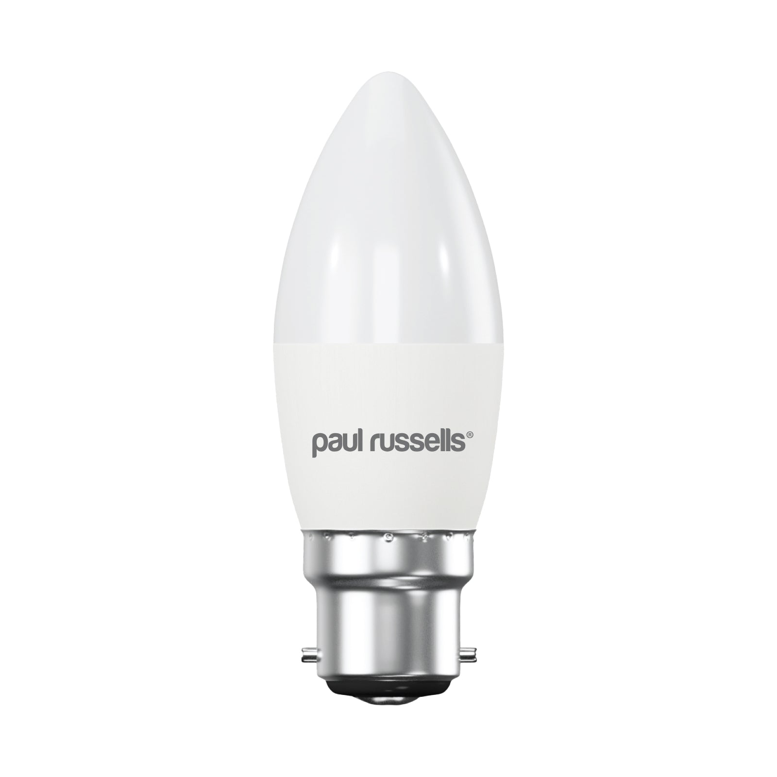 LED Candle 5.5W=40W Warm White Bayonet Cap BC B22 Bulbs