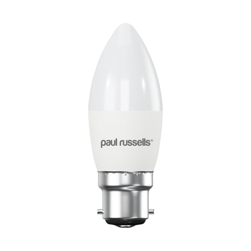 LED Dimmable Candle 5.5W=40W Day Light Bayonet Cap BC B22 Bulbs