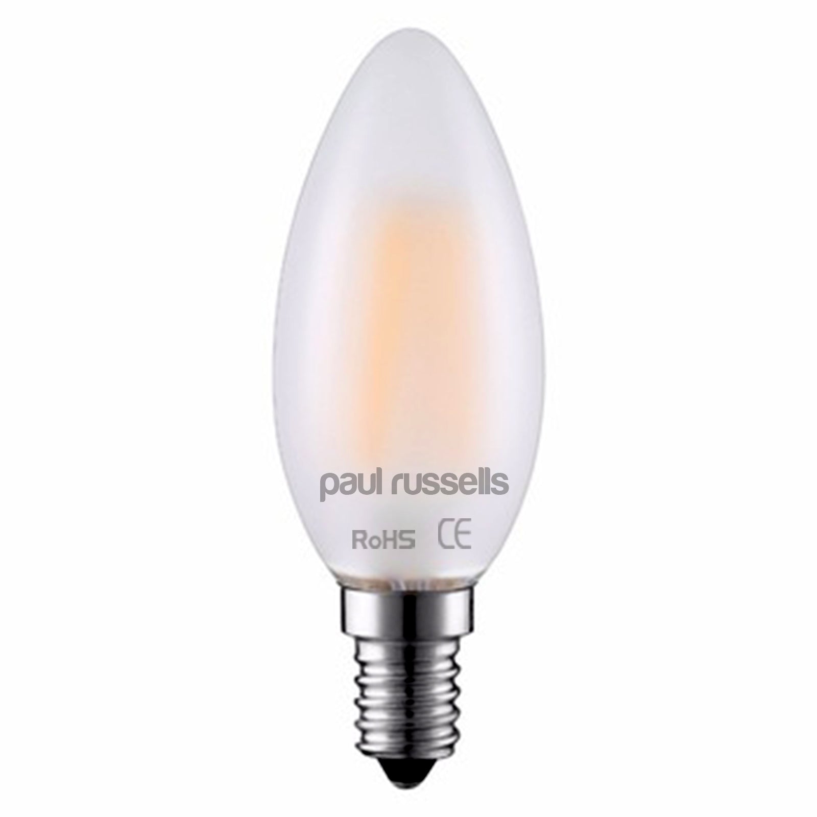 LED Filament Pearl Candle 2.5W=25W SES/E14 Small Edison Screw Cap Bulb