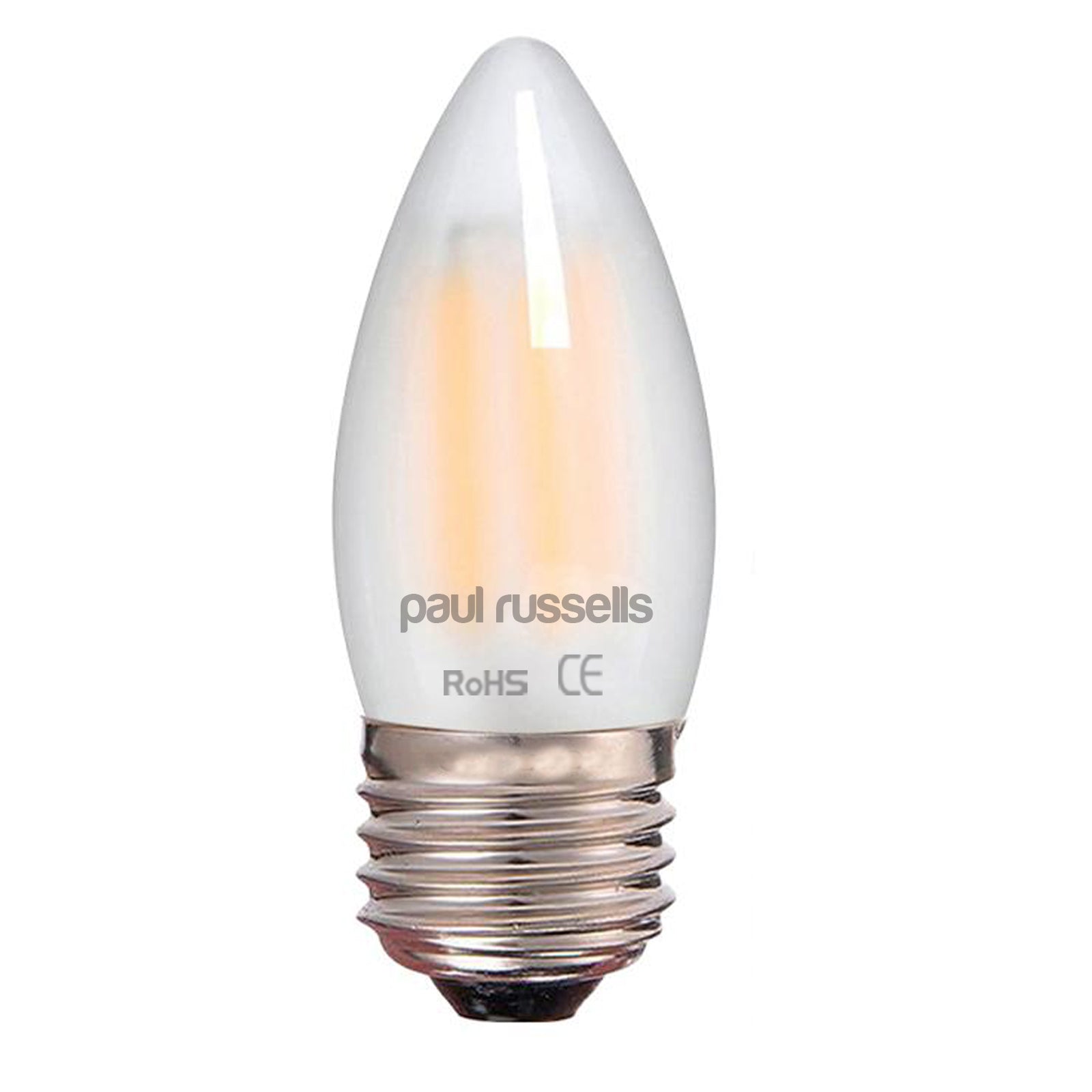 LED Filament Pearl Candle 2.5W=25W ES/E27 Edison Screw Cap Bulb