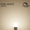 LED Dimmable Candle 5.5W=40W Cool White Small Bayonet Cap SBC B15 Bulbs2