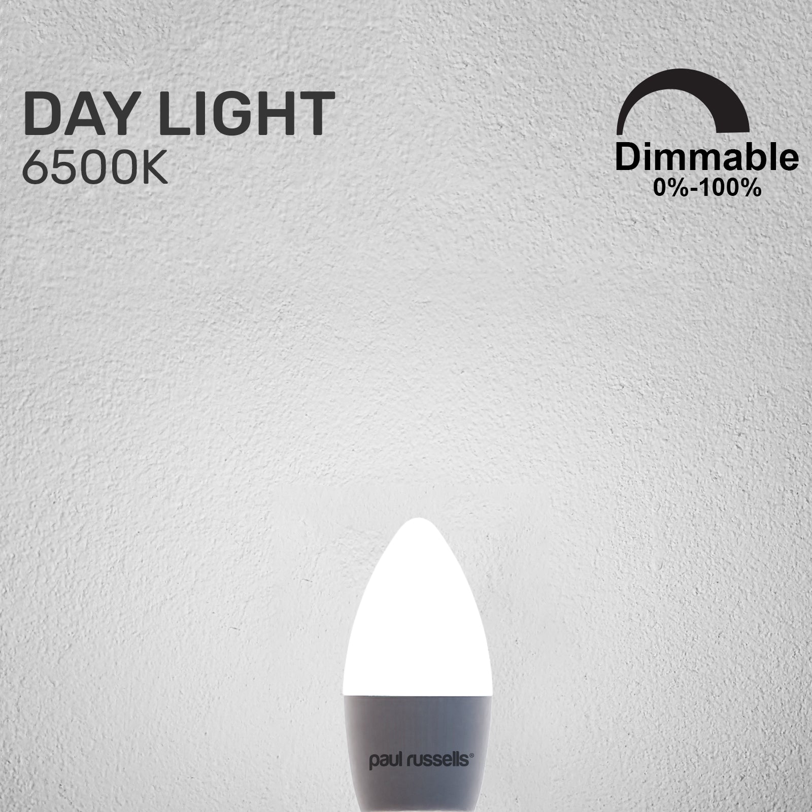 LED Dimmable Candle 5.5W=40W Day Light Edison Screw SES E14 Bulbs