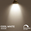 L006 LED Dimmable GU10 4.5W=50W Spot Light Bulbs Cool White2