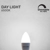 LED Dimmable Candle 5.5W=40W Day Light Edison Screw ES E27 Bulbs2