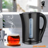 Electric Plastic Kettle, 2200W 1.7L, Hot water dispenser, Black Boil-Dry Protection, Auto Shut off Stirx Control5