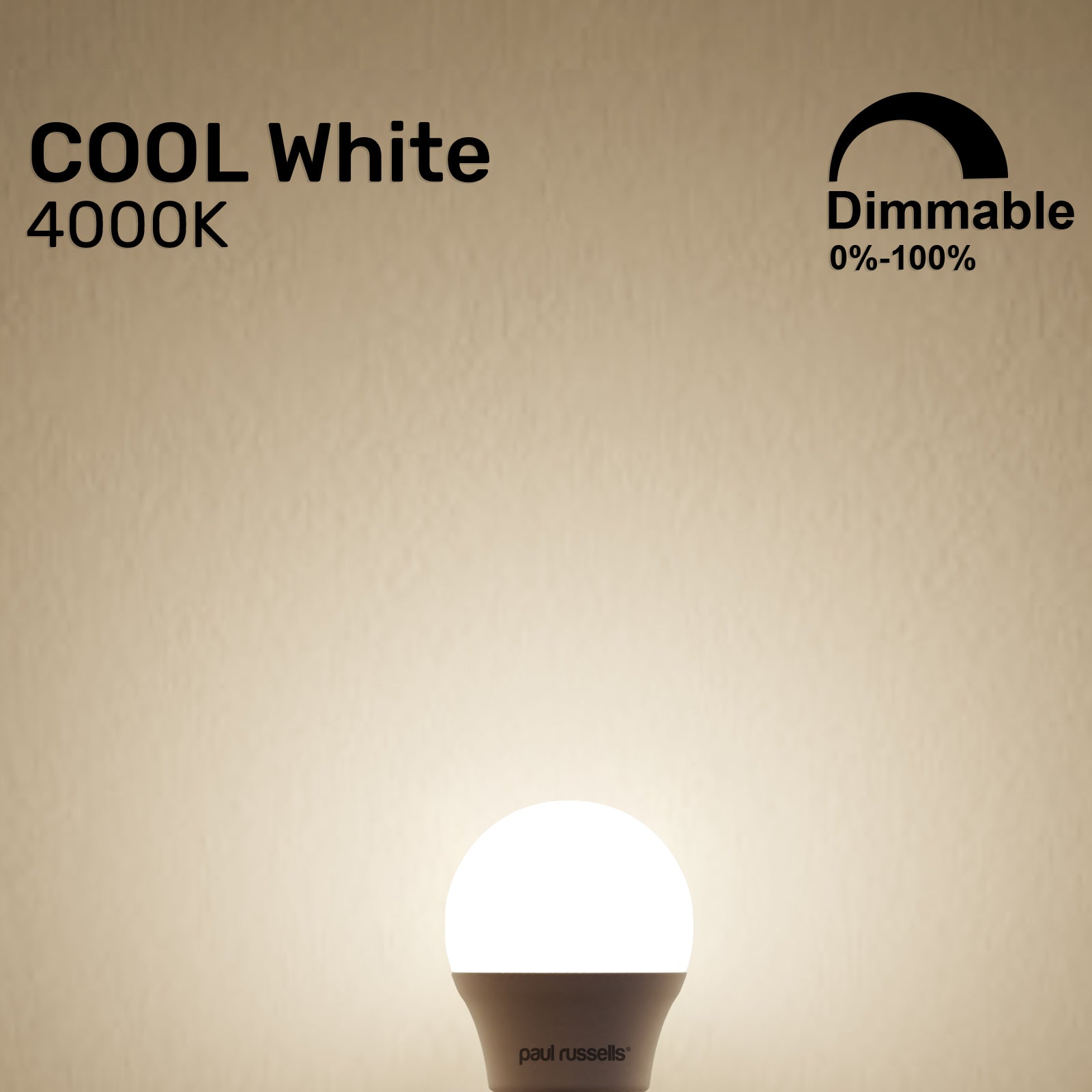 LED Dimmable Golf 5.5W=40W Cool White Edison Screw ES E27 Bulbs