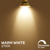 L006 LED Dimmable GU10 4.5W=50W Spot Light Bulbs Warm White2