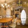 LED Dimmable Candle 5.5W=40W Warm White Edison Screw ES E27 Bulbs3
