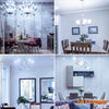 LED Dimmable Candle 5.5W=40W Day Light Edison Screw ES E27 Bulbs5