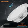 6W, LED Round Ceiling Downlights, 550 Lumens, 6500K Day Light, Non-Dimmable Panel Spotlights5