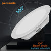 16W, LED Round Ceiling Downlights, 1600 Lumens, 6500K Day Light, Non-Dimmable Panel Spotlights4