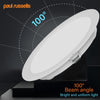 24W, LED Round Ceiling Downlights, 2450 Lumens, 6500K Day Light, Non-Dimmable Panel Spotlights4