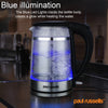Paul Russells Electric Kettle, Quiet fast Boil, Double Layer Glass,3000W 1.5L with Blue LED, Boil-Dry Protection, Stainless Steel plate, Fast Boil Hot water dispenser, Instant Kettle, Black7
