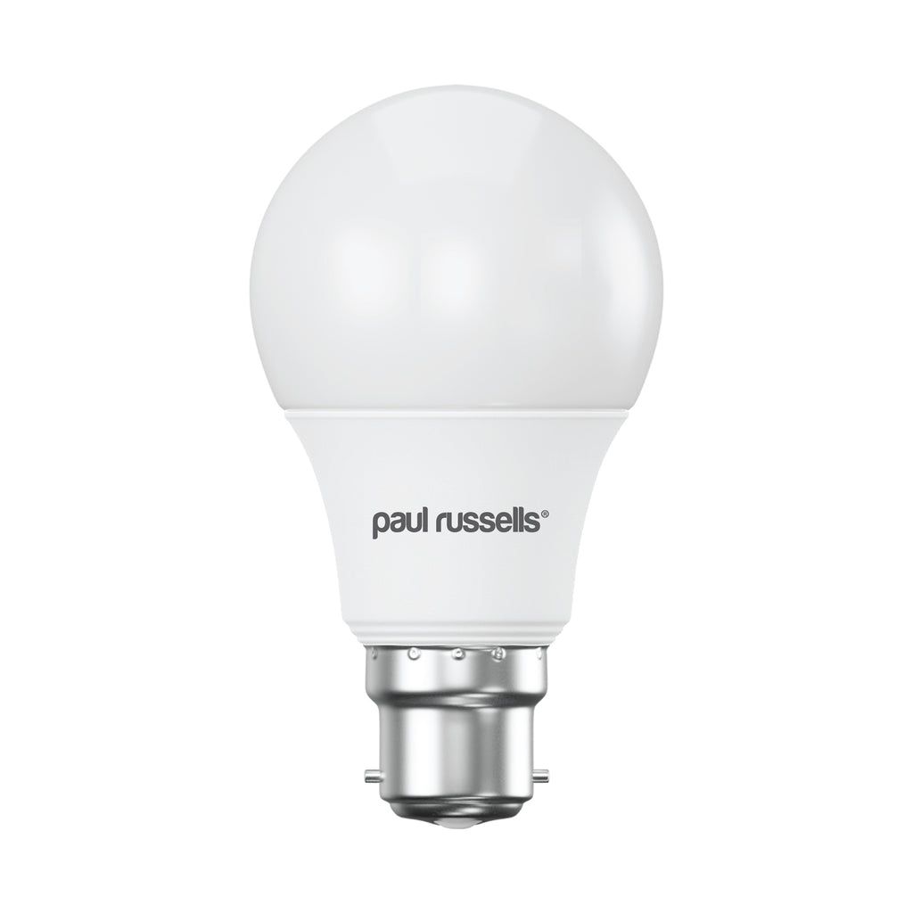 LED GLS 6W=40W Cool White Bayonet Cap BC B22 Light Bulbs