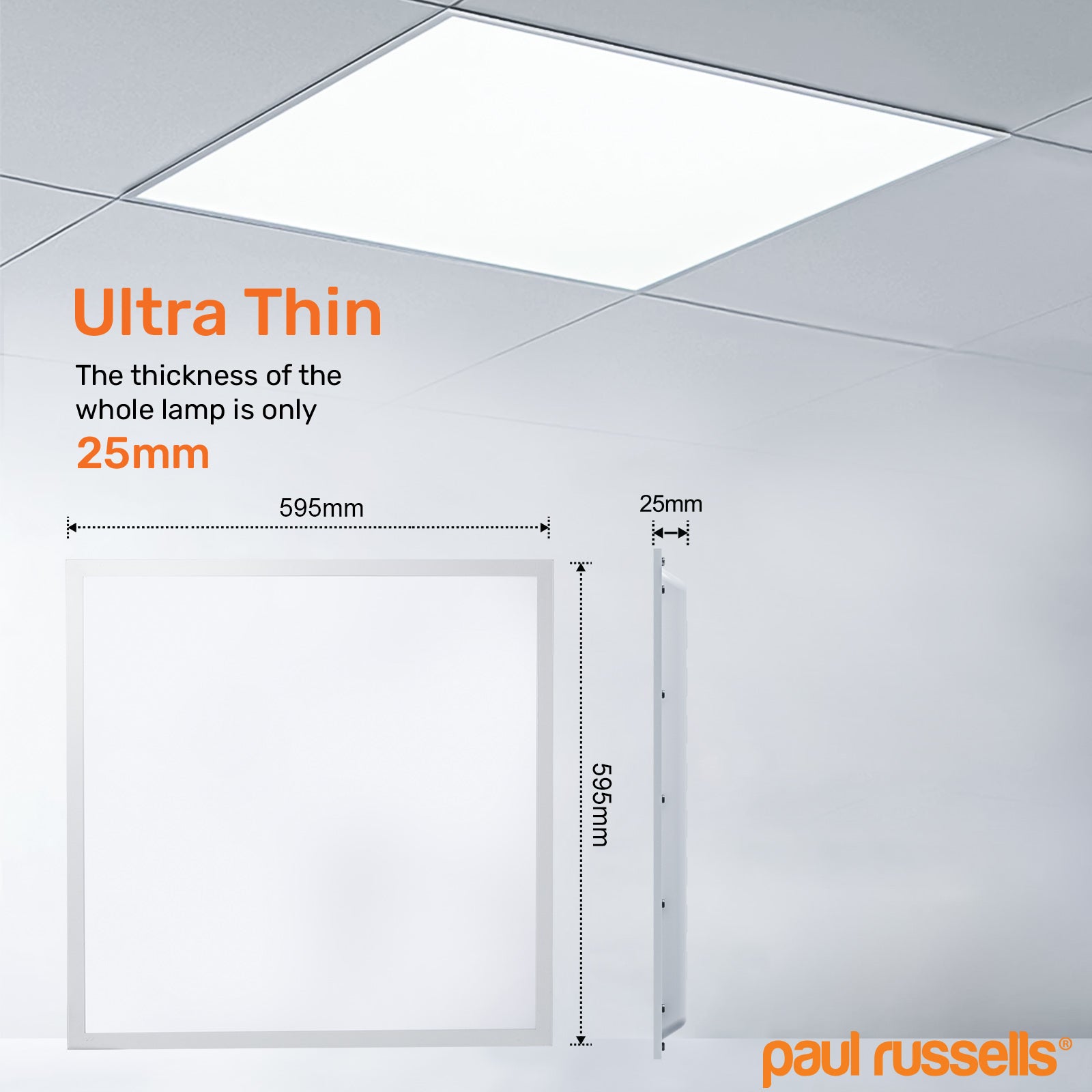 Replacement Square Led Light Panel LED Square Panel 40W Day Light Ultra Slim Ceiling Light – paul russells