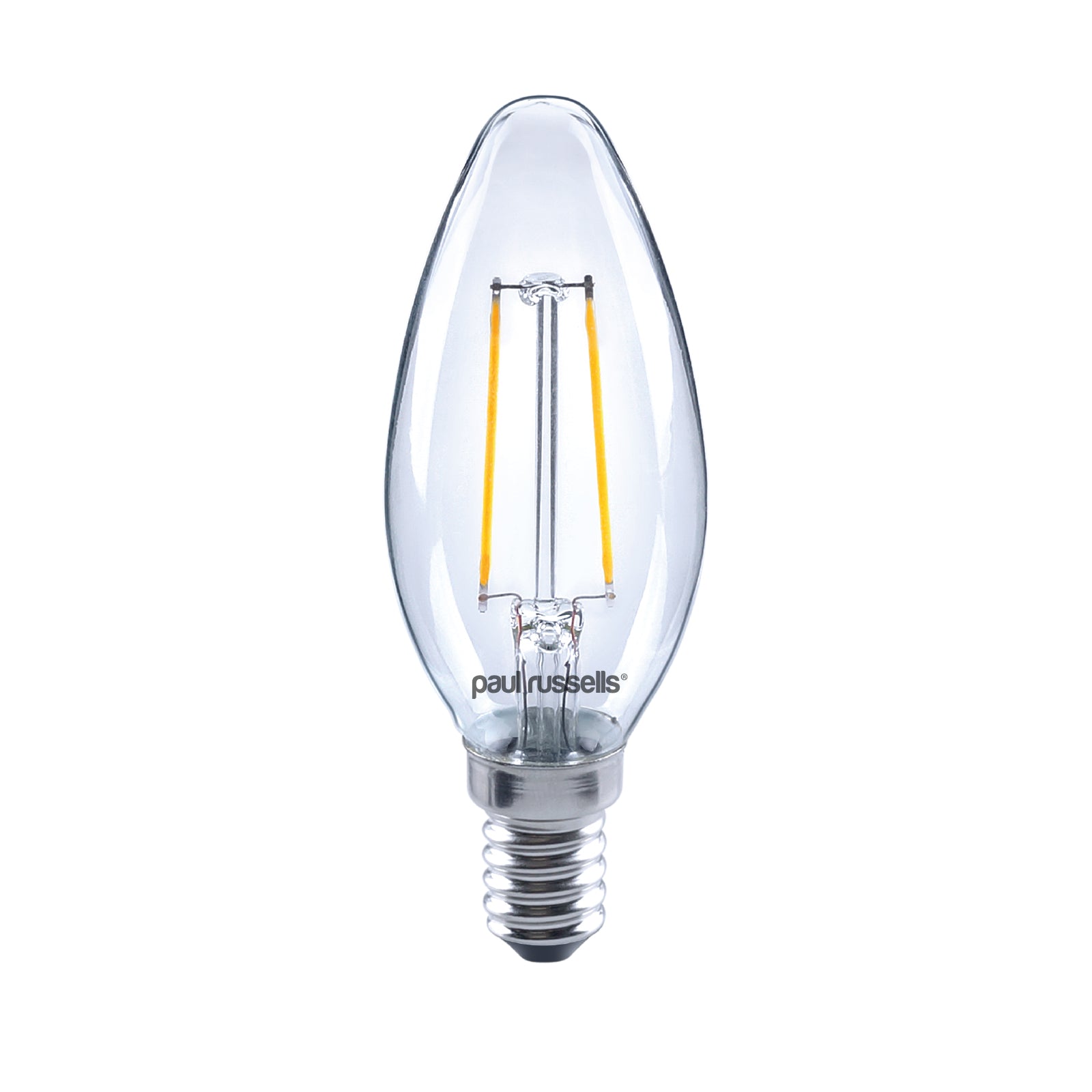 LED Filament Candle 2.5W=25W Warm White 2700K SES E14 Small Edison Screw Cap Bulbs