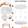 23W, LED Round Ceiling Downlights, 125W Equivalent, IP44, 2100 Lumens, 6500K Day Light, Non-Dimmable Panel Spotlights3